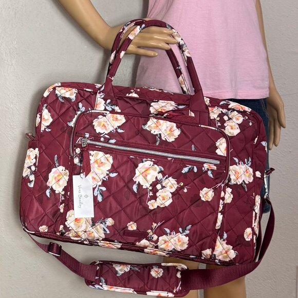 Vera Bradley Weekender Travel Bag in Blooms and Branches NWT - Picture 6 of 10